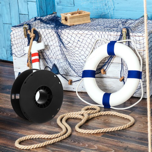 Extension Cord with Reel Rv Power Storage Spool Pay-off Plastic Cable Caddy - Afbeelding 5 van 11