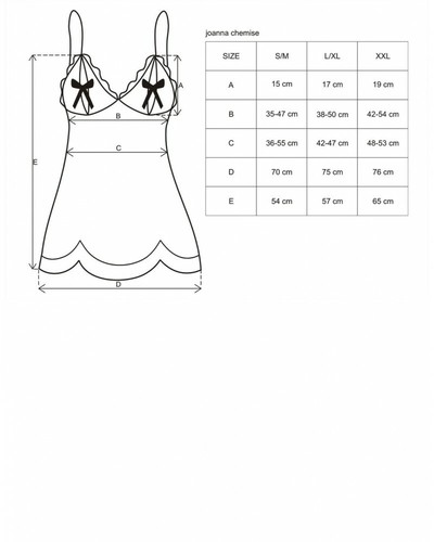 Womens Obsessive Joanna babydoll & thong white, ladies erotic nightwear set - Picture 3 of 3