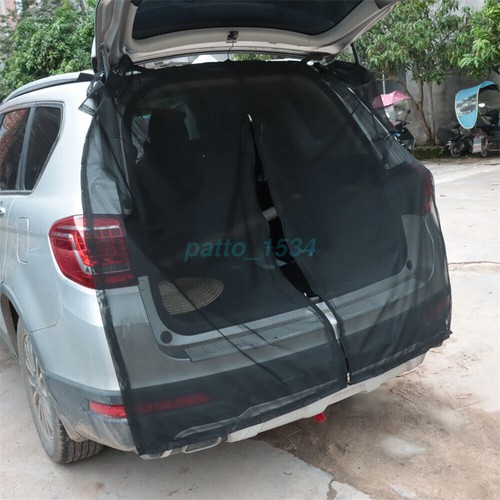 Car Tailgate Mesh Camping Magnetic Car Trunk Mosquito Net Ventilation & Insect - Picture 16 of 25