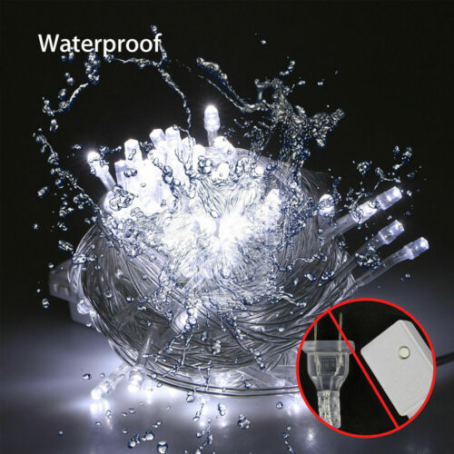 Xmas LED Fairy String Lights Party Christmas Tree Waterproof Outdoor Home Decor - Picture 3 of 21