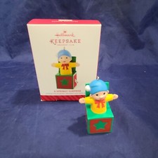 Hallmark Keepsake Christmas Ornament  A Springy Surprise Jack in the Box