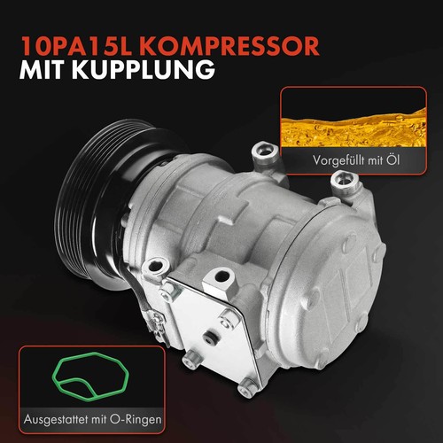 Compresor aire acondicionado compresor 10PA17 para Hyundai Tucson JM KIA Sportage - Imagen 5 de 8