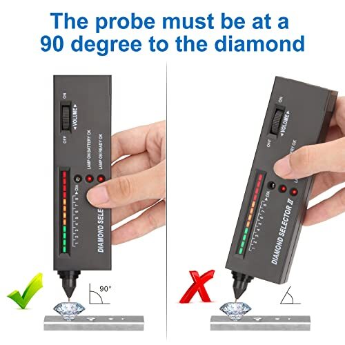 Hochpräziser Diamanttester Stift Professioneller Juwelier Edelsteintester Werkzeug - Bild 4 von 7