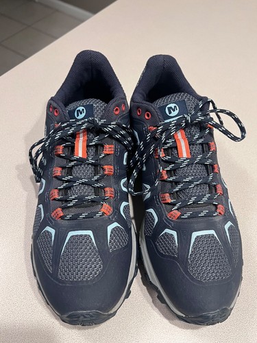 MERRELL Women's "Fiery" J16588 Navy Trail Shoes Size 8 - Picture 3 of 5