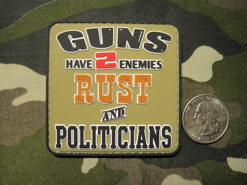 TAKTISCHER MORAL PATCH "ROST UND POLITIKER" PVC GUMMI MIT HAKEN ZURÜCK JETZT KAUFEN! - Bild 2 von 12
