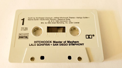 HITCHCOCK MASTER OF MAYHEM Lalo Schifrin - Cassette Tape - Picture 9 of 10