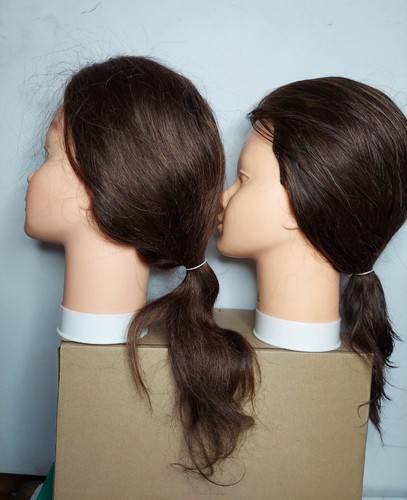 BURMAX/Celebrity Female 100% HUMAN HAIR Training MANNEQUIN Sam Sabrina Tammie - Picture 5 of 13