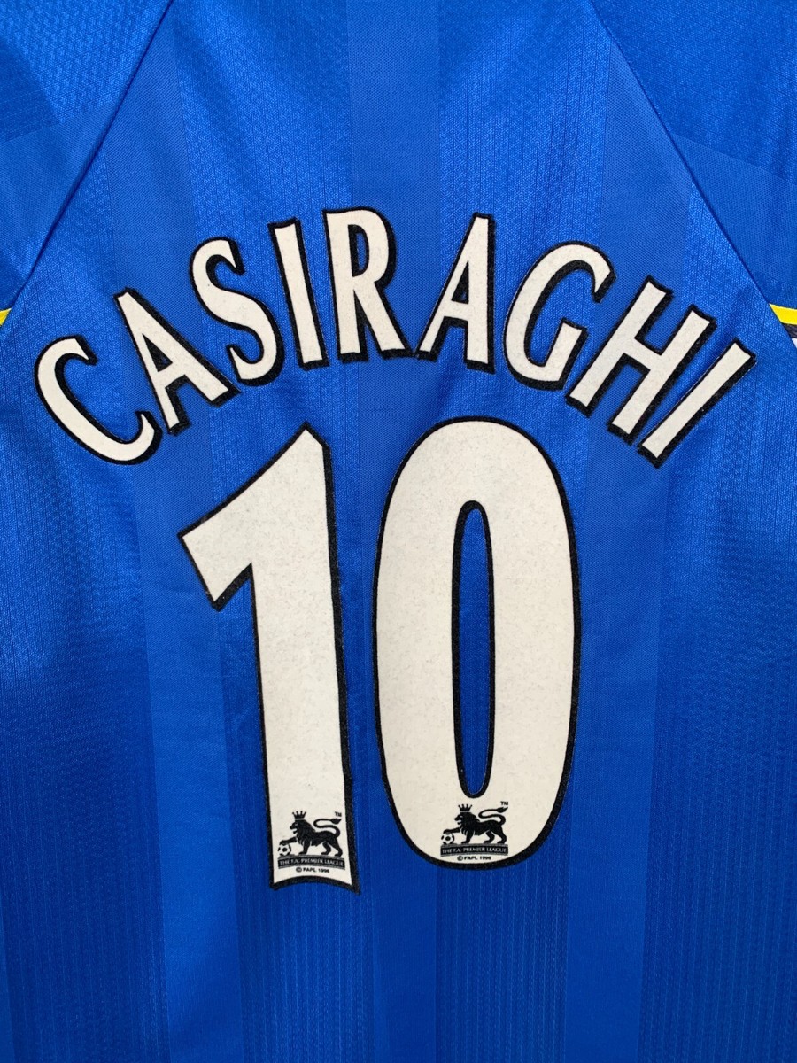 チェルシー 98/99 ホーム ユニフォーム #10 CASIRAGHIカシラギ CHELSEA 1997 1998 1999 HOME FOOTBALL SHIRT #10 CASIRAGHI