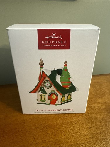 2024 Hallmark Member Exclusive Ornament Club Ollie's Ornament Shoppe New