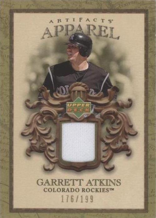2007 Upper Deck Artifacts - Garrett Atkins #MLB-AT - 1 of 1