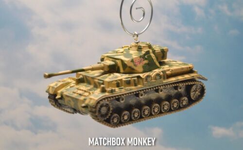 German Pzkw IV G Panzer Tank Army North Africa Christmas Ornament 1/72 Adorno - Picture 2 of 15