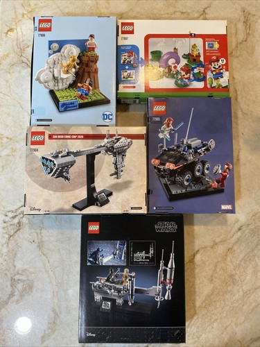 2020 LEGO SDCC LIMITED EDITION SETS 77904 77905 77906 77907 75294 Retired Rare - Picture 2 of 8