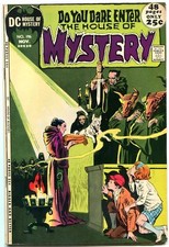 HOUSE OF MYSTERY #196 1971 DC BLACK MASS COVER TOTH ART -VG