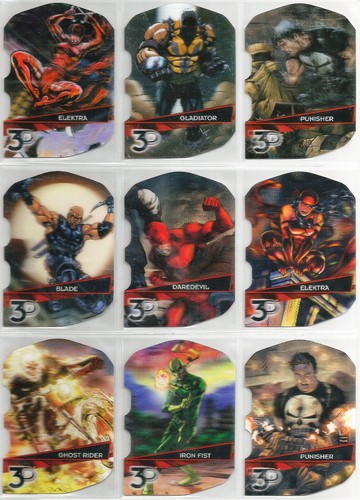 2015 Marvel 3D Die-Cut Lenticular Parallel Base Card: YOU PICK! - Picture 58 of 81