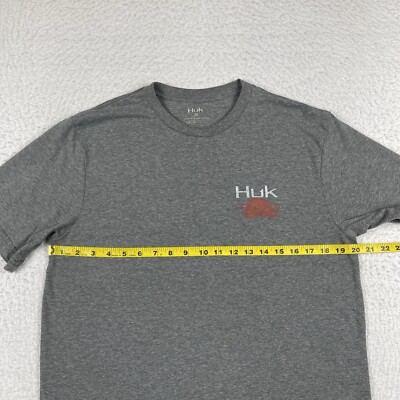Huk Fishingフィッシングシャツ グレー マーブル M（L）新品 Amazon.com: HUK Men's Standard Icon X Pattern Long Sleeve