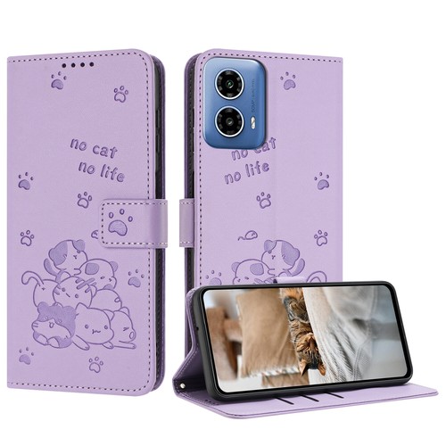 Funda tipo billetera de cuero PU con cierre magnético para Moto G Stylus 5G 2024 - Imagen 12 de 21