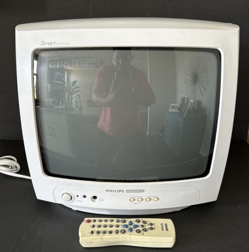 Philips Gaming TV Magnavox 13” CRTV PR1391 X121 Retro Tested Comes With Remote - Picture 14 of 15