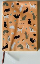 DAISO JAPAN Animal Party Cat B6 Size 64 Sheets Notebook NEW UNUSED Fast Postage