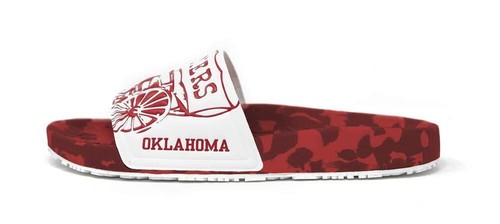University of Oklahoma OU Sooners Slydr NCAA Sandals Beach Slides Pool Slippers - Picture 3 of 5