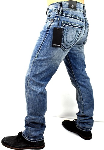 True Religion Men's Relaxed Slim Super T Jeans - 105609 Size 30x33 - Picture 3 of 9