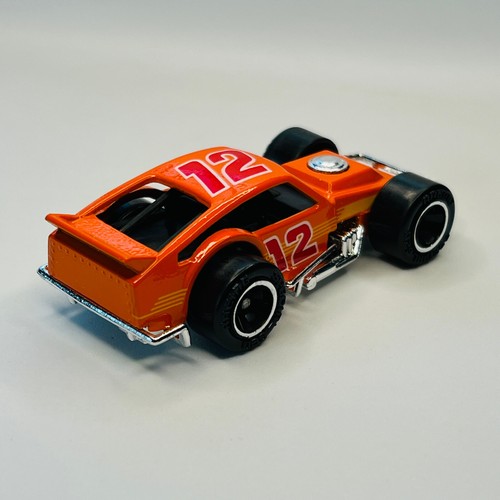 Matchbox MB12 Modified Racer Orange Body Racing Number 12 GoodYear Chrome Grid - Picture 3 of 6