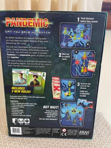 Pandemic Board Game By Z-Man MISSING PAWNS - Imagen 4 de 15