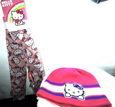 Hello Kitty by Sanrio 2015 pink hat and light pink scarf