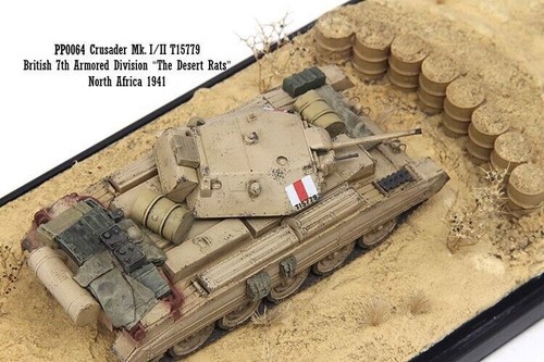 S-Model 1/72 PP0064 Crusader MK.Ⅰ/Ⅱ T15779 Desert Rats North Africa 1941 Tank - Picture 14 of 24