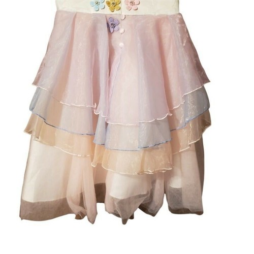 Birthday Dress Flower Girls Unicorn Costume Pageant Princess Party Dress size 9 - Picture 7 of 11