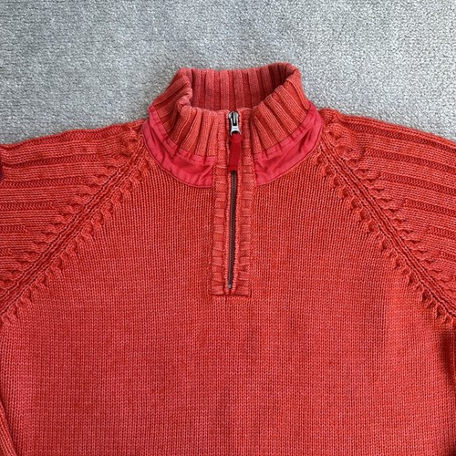 NAPAPIJRI Herren Wolle Pullover Gr. M Sweater Jumper Strickpullover 24510 Orange - Bild 4 von 10