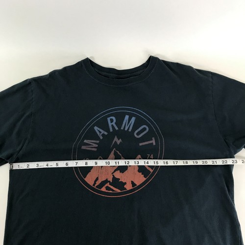 Marmot Short Sleeve Graphic Print T-Shirt Men's XL Crew Neck 100% Cotton Casual - Picture 5 of 8