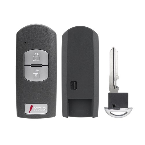 Estuche de 2 llaves para MAZDA 3 5 6 MX-5 CX-5 CX-3 CX-7 CX-9 VELOCIDAD 3 WAZSKE13D01 - Imagen 5 de 10