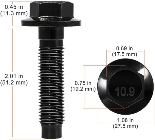 Perno de polea de manivela F5RZ-6A340-B herramienta de cigüeñal para vehículos Lincoln Ford Mercury - Imagen 6 de 6