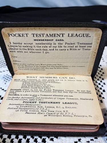 Rare Antique New Testament Pocket Bible Oxford University Press England - Picture 5 of 10