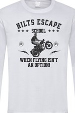 The Great Escape Long Sleeve T-Shirt Biker Motorcycle Hilts Steve McQueen