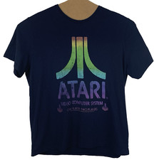 Atari 2600 Men Tee Tshirt Sz 2XL Black Retro 70s 80s Vintage Video Games Arcade
