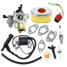 CARBURETOR Ignition Coil Air Filter On Off Switch for Honda GX120 4.0HP Engines