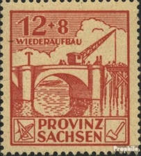 Soviet Zone (Allied.cast.) 88III broken A mint/MNH 1946 Rec