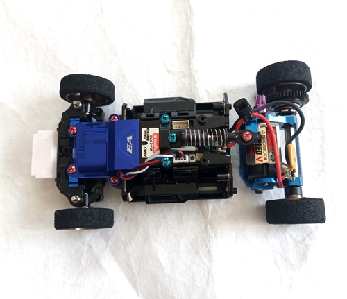 Kyosho Mini-Z MR-03 Many Option Chassis & 2 BODY & Propo Set FHSS Base MINT a - Picture 2 of 24