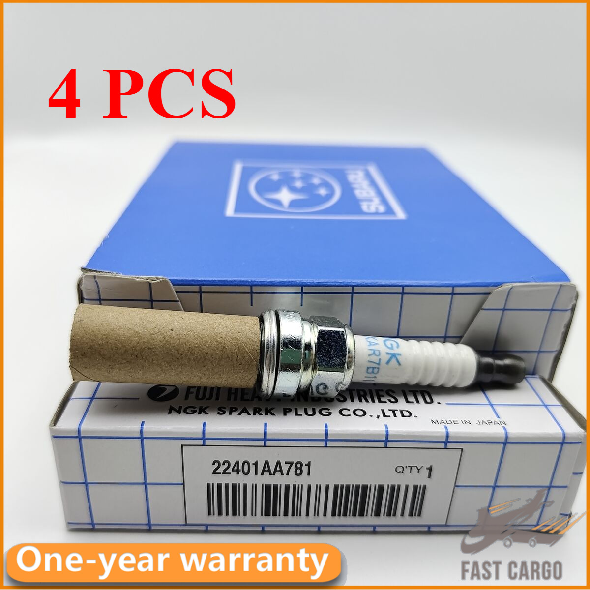 ngk For Subaru Outback 2013-2019 Spark Plug  22401-AA781 Box SILZKAR7B11 4 PCS