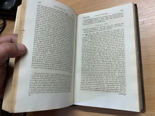 1802 "THE GENUINE WORKS OF FLAVIUS JOSEPHUS" VOLUME 3 223 YEAR OLD BOOK (P5) - Picture 12 of 19
