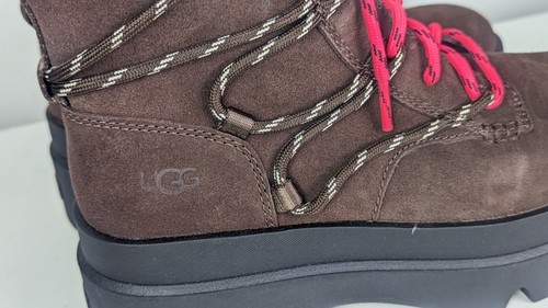 Größe 8,5 – UGG Brisbane wasserdichte Damen-Plateaustiefel aus Leder - Bild 5 von 8