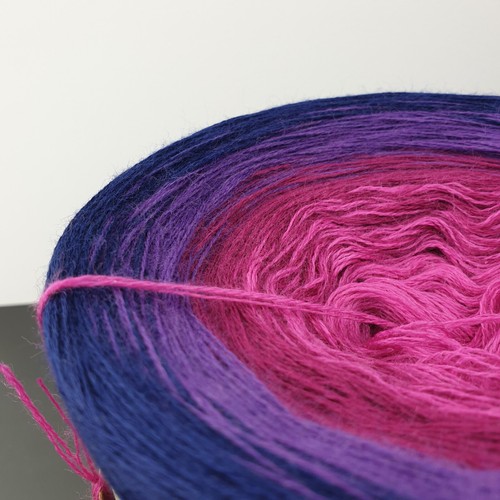 (3,25EUR/100 m) 100% Wolle (merino), Farbverlaufsgarn Bobbel,4-fädig, Garn - Bild 38 von 124