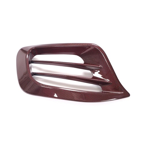 Red Carbon Fiber Front Bumper Air Vent Cover for Mercedes V Class W447 V250 20UP - Picture 11 of 14