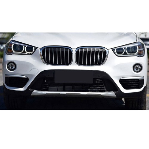Matte Front Fog Lamp Eyebrow Trim Light Eyelid Cover Fits BMW X1 F48 2016-2019 - Picture 3 of 11