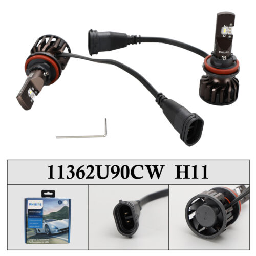 For Philips 11362U90CWX2 Ultinon Pro9000 LED-HL H11 12-24V 16W +350% 5800K - Picture 3 of 14