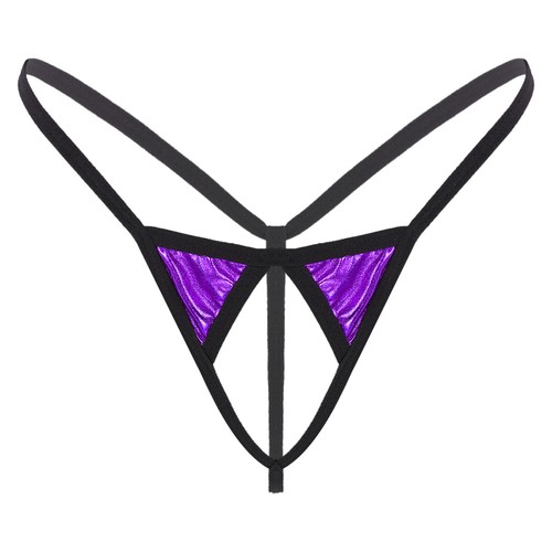 Damen Low Rise Slip Sexy Durchsichtig Transparent Mini Bikini Tangas G-String - Bild 72 von 73