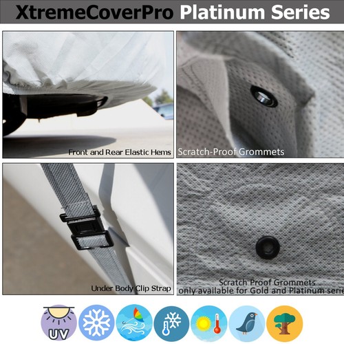 Jeep Grand Cherokee 2022 2023 2024 cubierta impermeable para coche con bolsillo espejo - Imagen 6 de 11