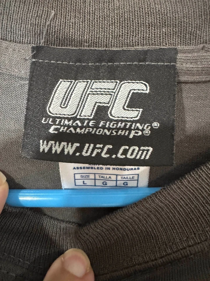 Новая винтажная мужская футболка UFC 77 Anderson Silva VS Rich Franklin 2007 L без бирок - Изображение 4 из 4