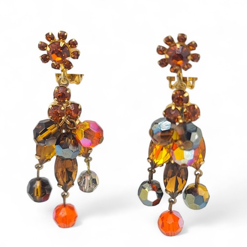 Juliana D&E Broche Pendientes Conjunto Topacio Girasol Cuelga Cha-cha Inusual Raro Conjunto - Imagen 11 de 15